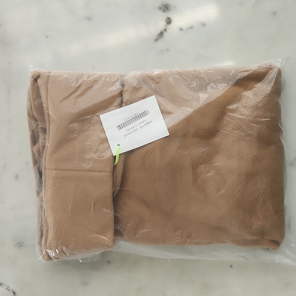 Dudley Stephens Cobble Hill Velo Fleece Camel NWT